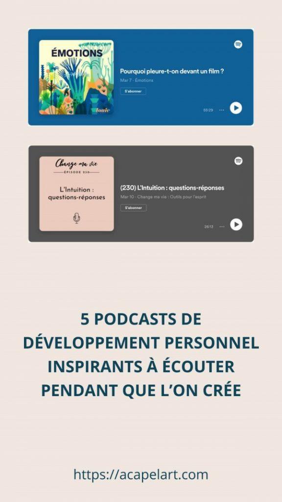 5 podcasts de développement personnel inspirants