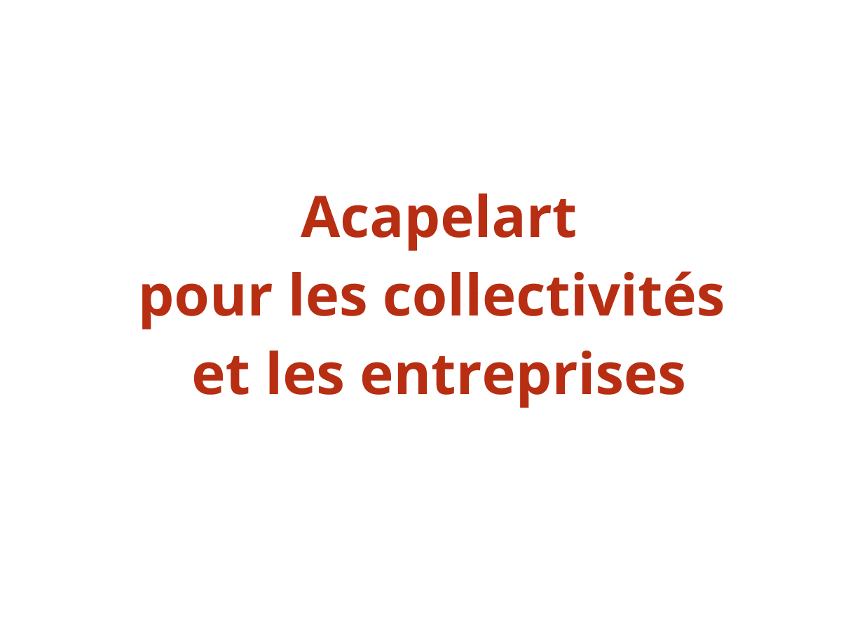 le nuage Acapelart pour les collectivités et les entreprises