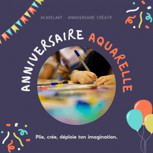 🎉 Anniversaire Aquarelle