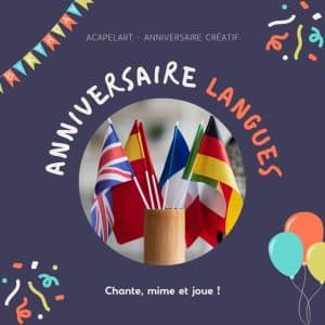 🎉 Anniversaire Langues