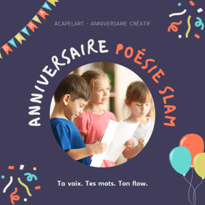 🎉 Anniversaire Poésie Slam