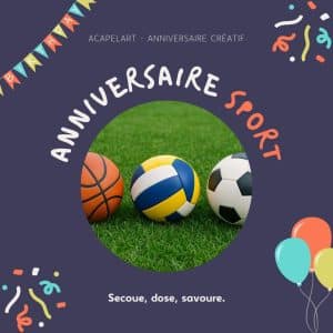 🎉 Anniversaire Sport