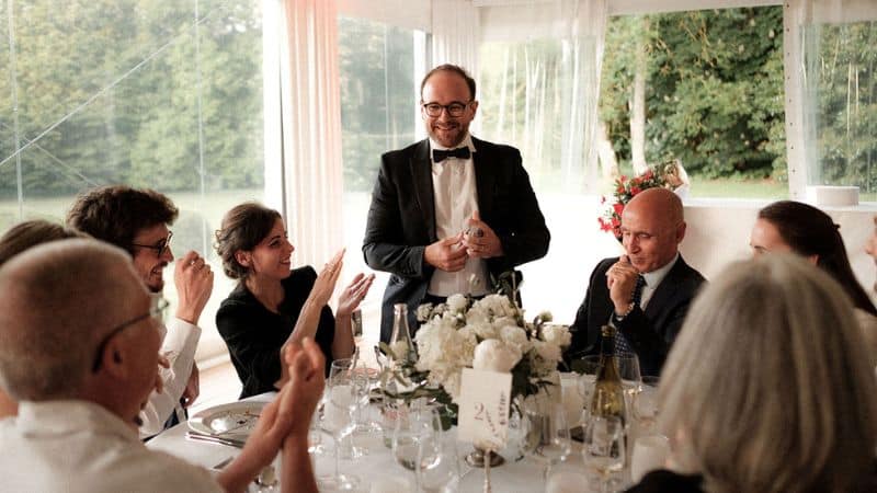 Animateur Acapelart lors d'une réception de mariage en région parisienne