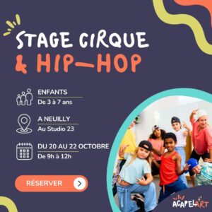 stage cirque hip-hop enfants neuilly toussaint 2026